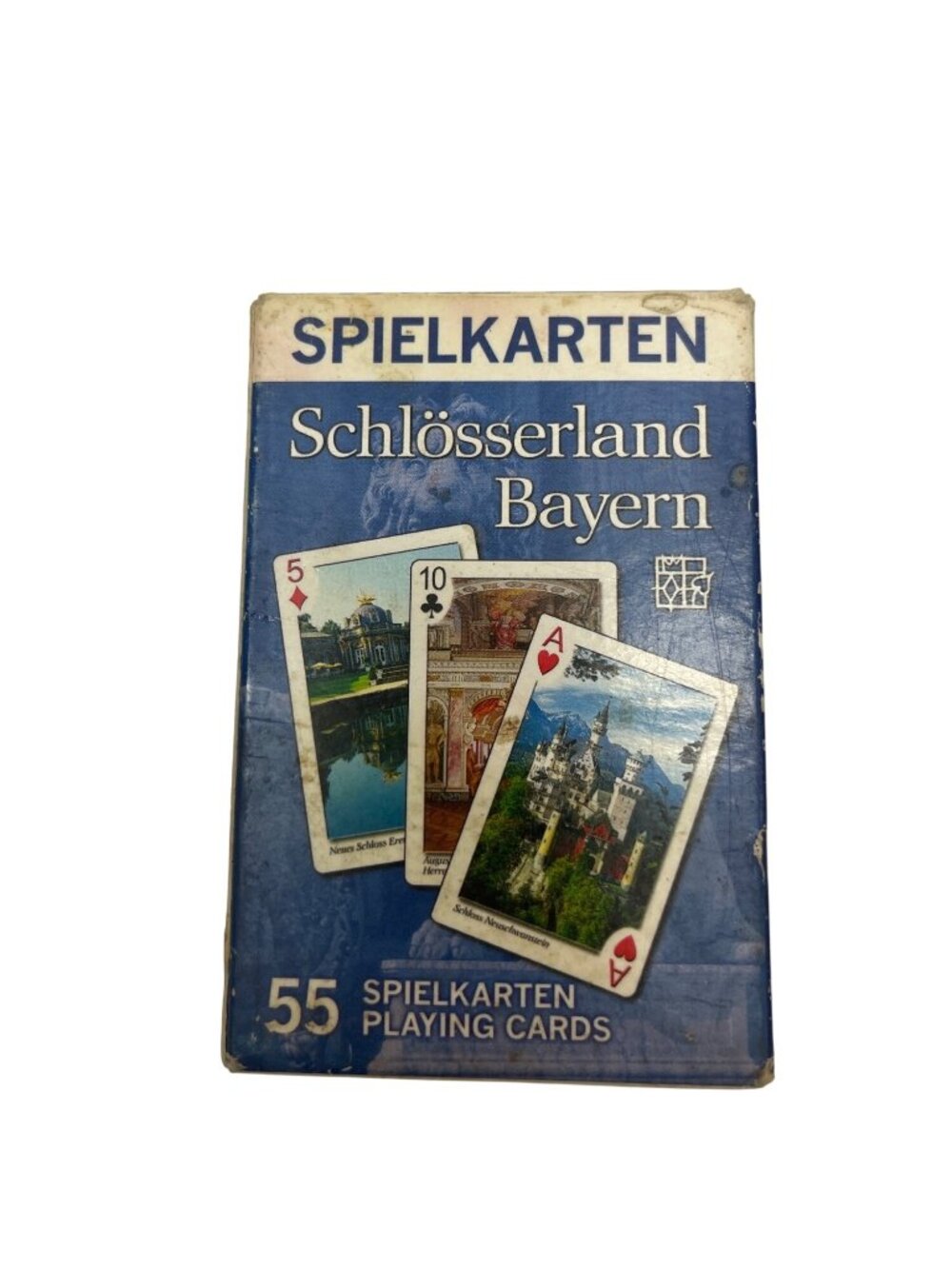 Schlösserland Bayern 55-Card Deck Bavarian Castle Motifs Spielkarten Playing Car